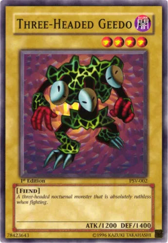 Three-Headed Geedo - PSV-002 - Common - Unlimited Edition - YuGiOh LP