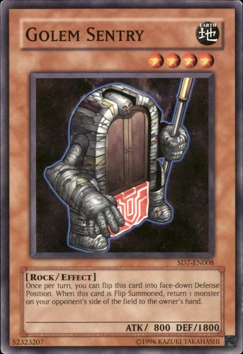 Golem Sentry - SD7-EN008 - Common - Mixed Editions - YuGiOh