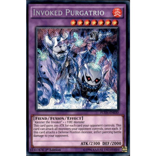 Invoked Purgatrio - FUEN-EN030 - Secret Rare - 1st Edition - YuGiOh