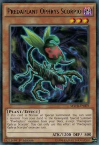 Predaplant Ophrys Scorpio - MACR-EN009 - Rare - Unlimited Edition - YuGiOh