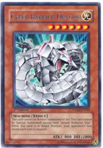 Cyber Barrier Dragon - DP04-EN002 - Rare - Unlimited Edition - YuGiOh