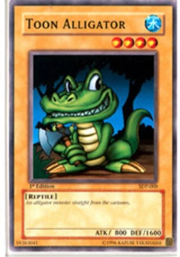 Toon Alligator - SDP-009 - Common - Unlimited Edition - YuGiOh LP