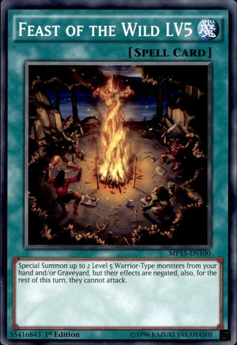 Feast of the Wild LV5 - MP15-EN100 - Common - 1st Edition - YuGiOh