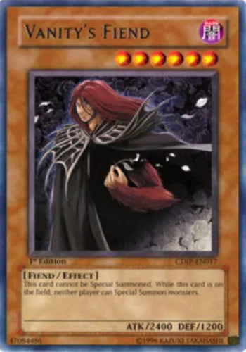 Vanity's Fiend - CDIP-EN017 - Rare - 1st Edition - YuGiOh