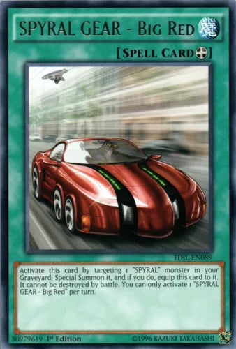 SPYRAL GEAR - Big Red - TDIL-EN089 - Rare - Mixed Editions - YuGiOh