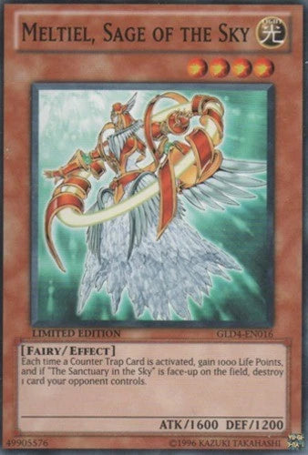Meltiel, Sage of the Sky - GLD4-EN016 - Common - Limited Edition - YuGiOh