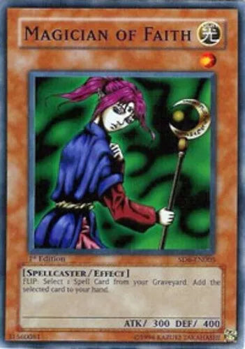 Magician of Faith - SD6-EN005 - Common - 1st Edition - YuGiOh