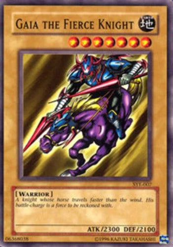 Gaia The Fierce Knight - SYE-007 - Common - Unlimited Edition - YuGiOh LP