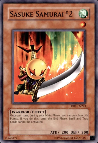Sasuke Samurai #2 - DR1-EN221 - Common - Unlimited Edition - YuGiOh