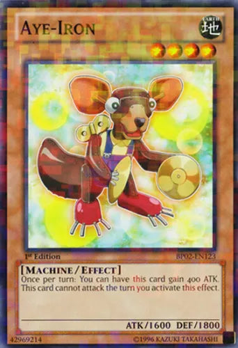 Aye-Iron - BP02-EN123 - Mosaic Rare - 1st Edition - YuGiOh