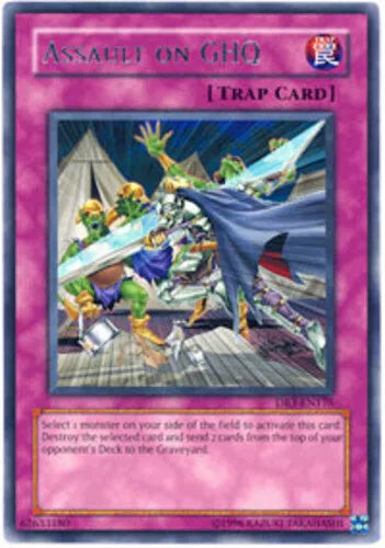 Assault on GHQ - DR3-EN176 - Rare - Unlimited Edition - YuGiOh