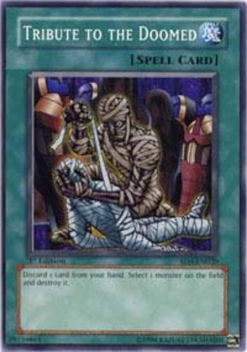 Tribute to The Doomed - SD3-EN020 - Common - 1st Edition - YuGiOh LP
