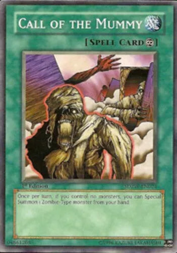 Call of the Mummy - SDZW-EN024 - Common - 1st Edition - YuGiOh