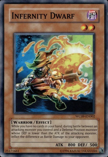 Infernity Dwarf - WC09-EN002 - Ultra Rare - Limited Edition - YuGiOh