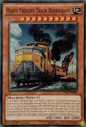 Heavy Freight Train Derricrane - TDIL-EN090 - Common - Mixed Editions - YuGiOh