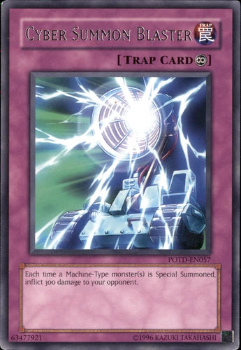Cyber Summon Blaster - POTD-EN057 - Rare - 1st Edition - YuGiOh
