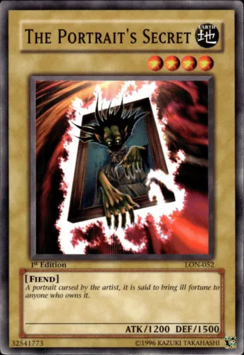The Portrait's Secret - LON-052 - Common - Unlimited Edition - YuGiOh LP