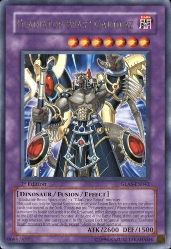 Gladiator Beast Gaiodiaz - GLAS-EN043 - Rare - 1st Edition - YuGiOh