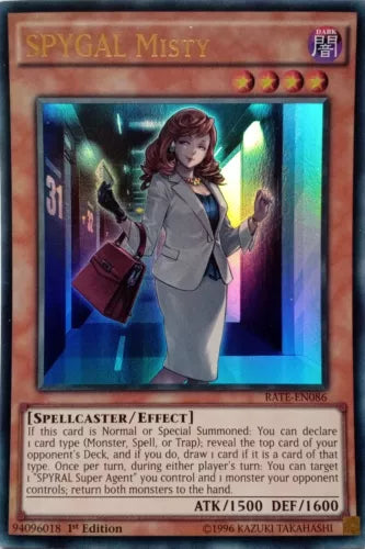 SPYGAL Misty - RATE-EN086 - Ultra Rare - 1st Edition - YuGiOh