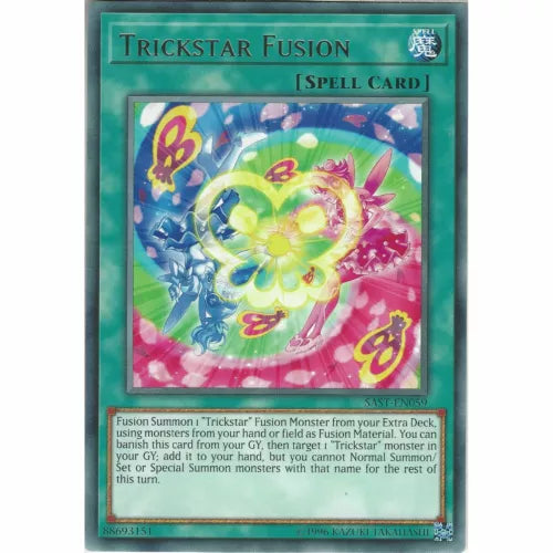 Trickstar Fusion - SAST-EN059 - Rare - 1st Edition - YuGiOh