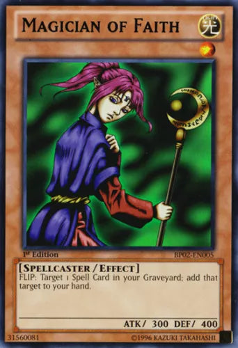 Magician of Faith - BP02-EN005 - Rare - 1st Edition - YuGiOh