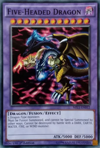 Five-Headed Dragon - MIL1-EN012 - Common - 1st Edition - YuGiOh