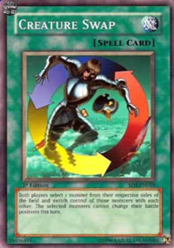 Creature Swap SD1 - SD1-EN018 - Common - Mixed Editions - YuGiOh LP