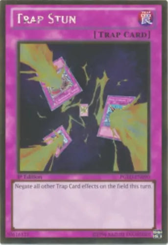 Trap Stun - PGLD-EN090 - Gold Rare - Unlimited Edition - YuGiOh