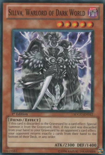 Sillva, Warlord of Dark World - SDGU-EN012 - Common - 1st Edition - YuGiOh