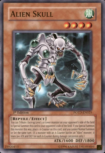 Alien Skull - POTD-EN025 - Common - 1st Edition - YuGiOh