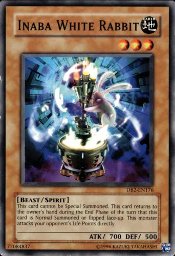 Inaba White Rabbit - DB2-EN176 - Common - Unlimited Edition - YuGiOh