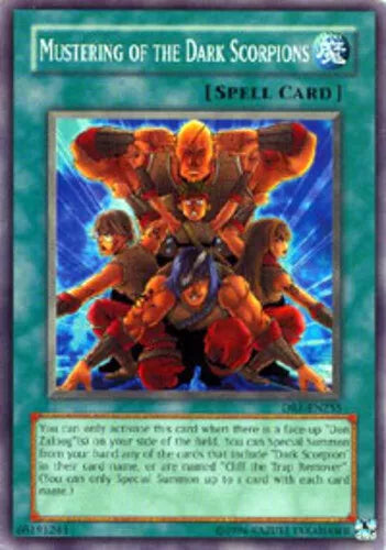 Mustering of the Dark Scorpions - DR1-EN255 - Common - Unlimited Edition YuGiOh