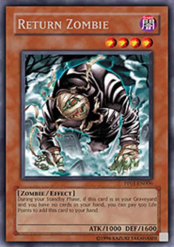 Return Zombie - PP01-EN006 - Secret Rare - Unlimited Edition - YuGiOh