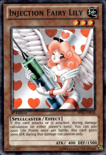 Injection Fairy Lily - BP02-EN018 - Rare - 1st Edition - YuGiOh