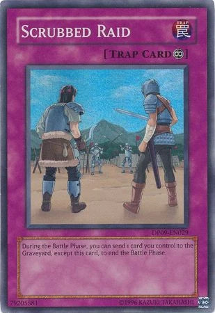 Scrubbed Raid - DP09-EN029 - Super Rare - Unlimited Edition - YuGiOh