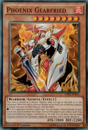 Phoenix Gearfried - LDK2-ENJ16 - Common - 1st Edition - YuGiOh
