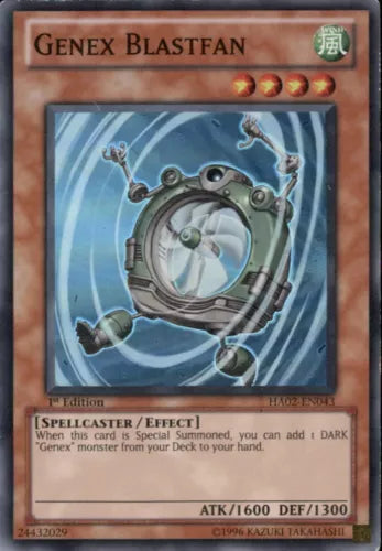 Genex Blastfan - HA02-EN043 - Super Rare - 1st Edition - YuGiOh