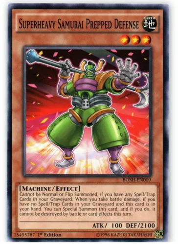 Superheavy Samurai Prepped Defense - BOSH-EN009 - Common - UNL Edition