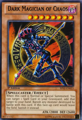 Dark Magician of Chaos - BP02-EN023 - Rare - 1st Edition - YuGiOh