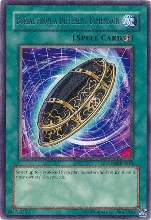 Burial from a Different Dimension - CP08-EN010 - Rare - Limited Edition - YuGiOh