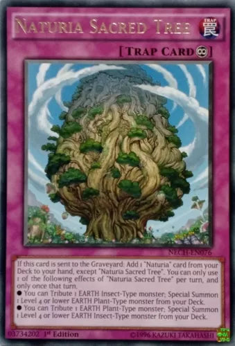 Naturia Sacred Tree - NECH-EN076 - Rare - Mixed editions - YuGiOh