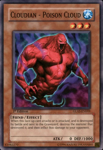 Cloudian - Poison Cloud - GLAS-EN009 - Common - Mixed Editions - YuGiOh