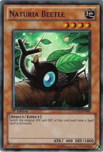 Naturia Beetle - HA02-EN001 - Super Rare - Unlimited Edition - YuGiOh