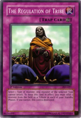 The Regulation of Tribe - PSV-027 - Common - Unlimited Edition - YuGiOh LP