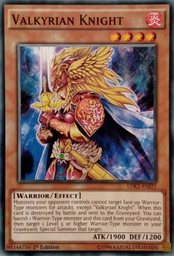 Valkyrian Knight - LDK2-ENJ21 - Common - 1st Edition - YuGiOh