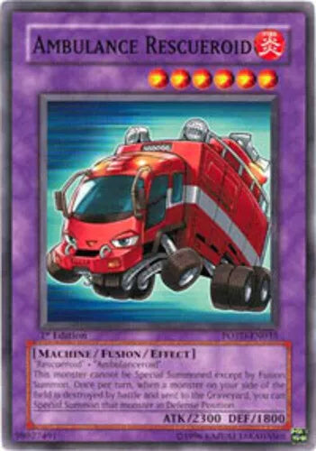 Ambulance Rescueroid - POTD-EN035 - Common - 1st Edition - YuGiOh
