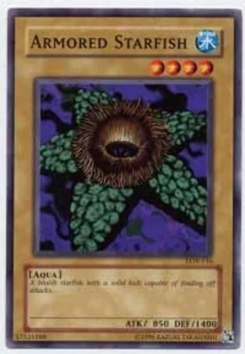 Armored Starfish - LOB-116 - Common - Unlimited Edition - YuGiOh