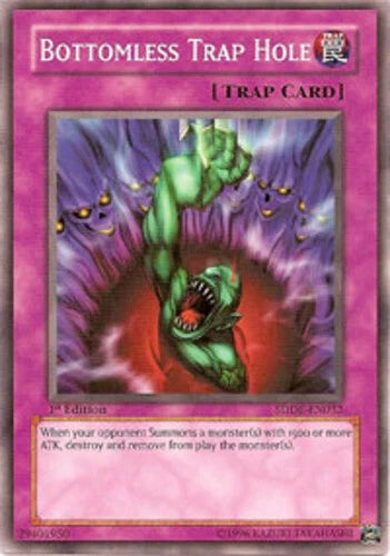Bottomless Trap Hole - SDDE-EN032 - Common - 1st Edition - YuGiOh