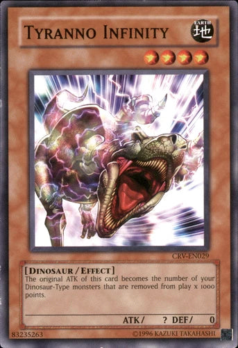 Tyranno Infinity - CRV-EN029 - Common - Unlimited Edition - YuGiOh