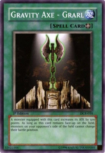 Gravity Axe - Grarl - DCR-034 - Common - Unlimited Edition - YuGiOh